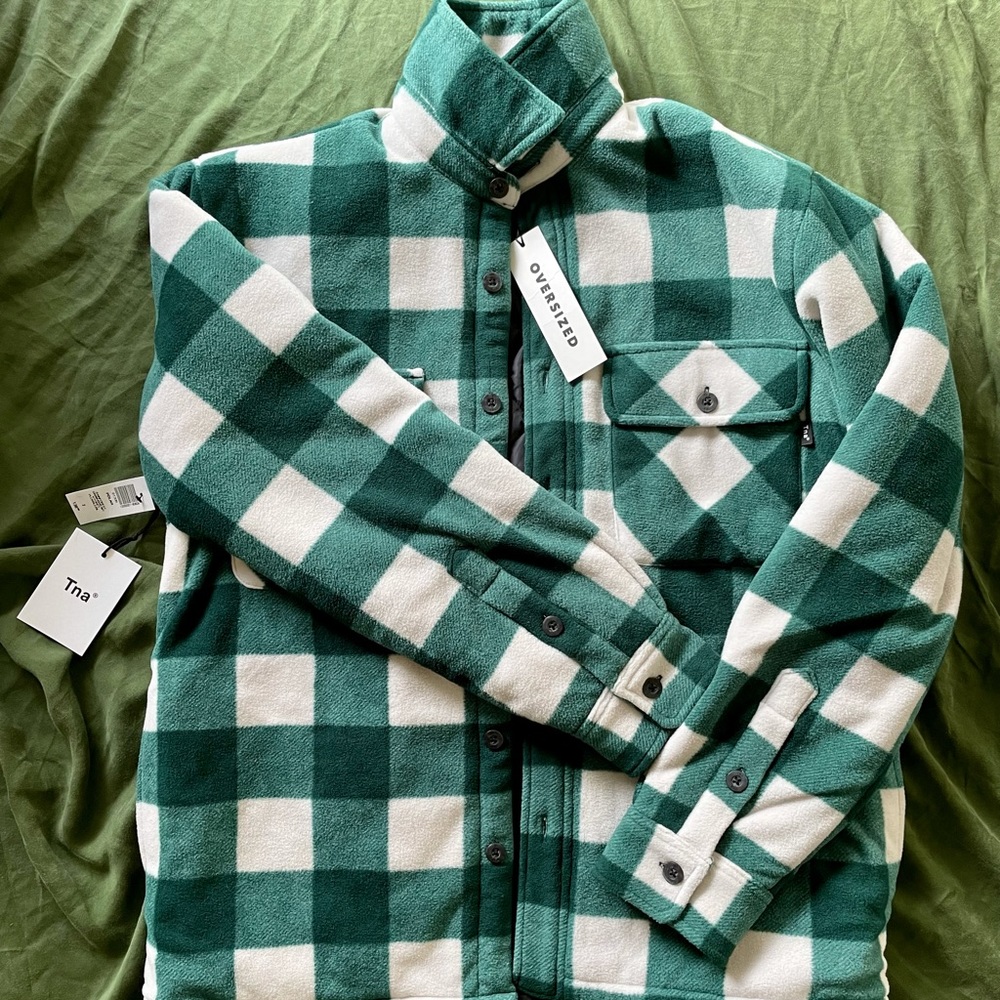 NWT Aritzia/TNA - Oversized Fleece Shacket - Polar Shirt Jacket
